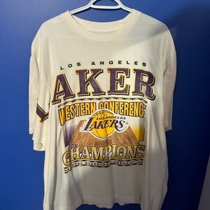 Abercrombie & Fitch Cream NBA Tee